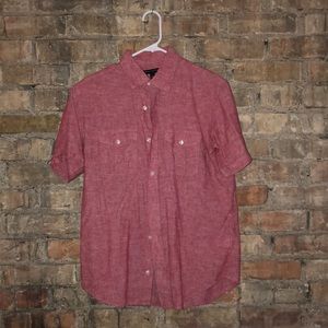 Casual men’s short sleeve button up
